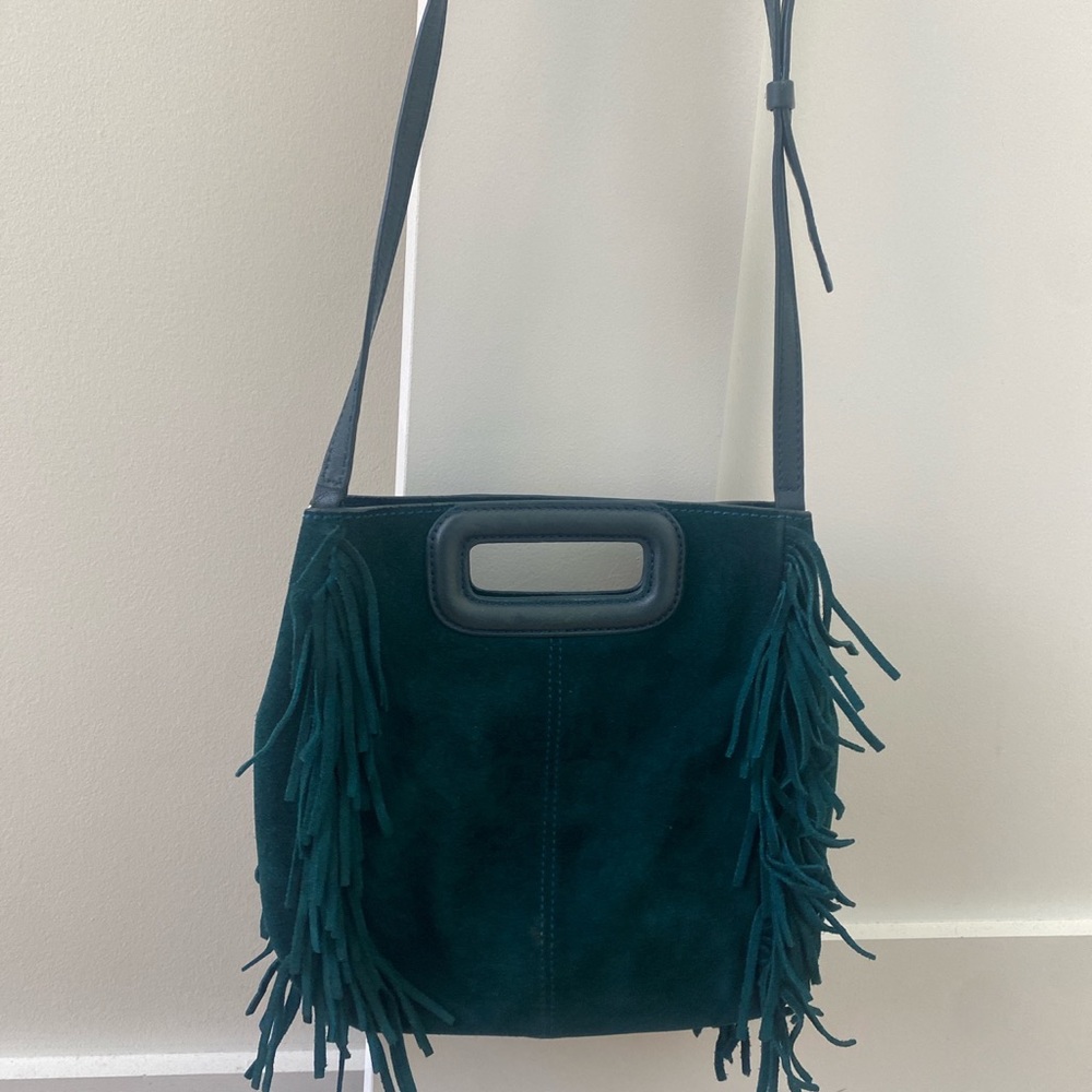 Maje M bag - blue/green